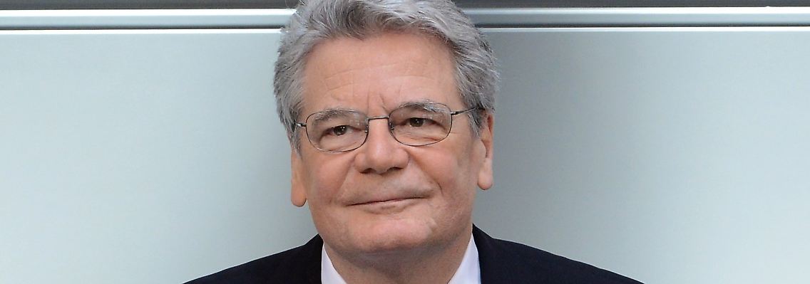 Joachim Gauck: "Wir lassen unser Land nicht im Stich."