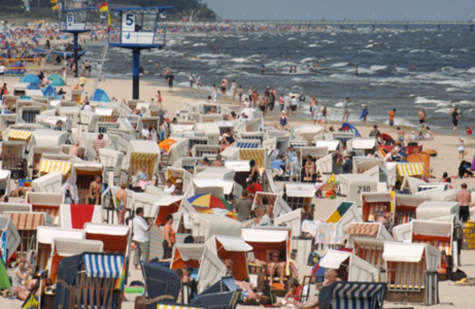 Die Ostseestrände sind ein sehr beliebtes Ziel ...
