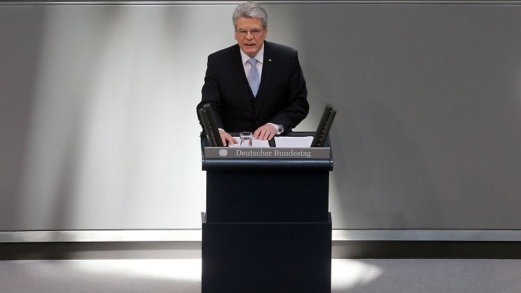 Gauck hat den Menschen etwas zu sagen.