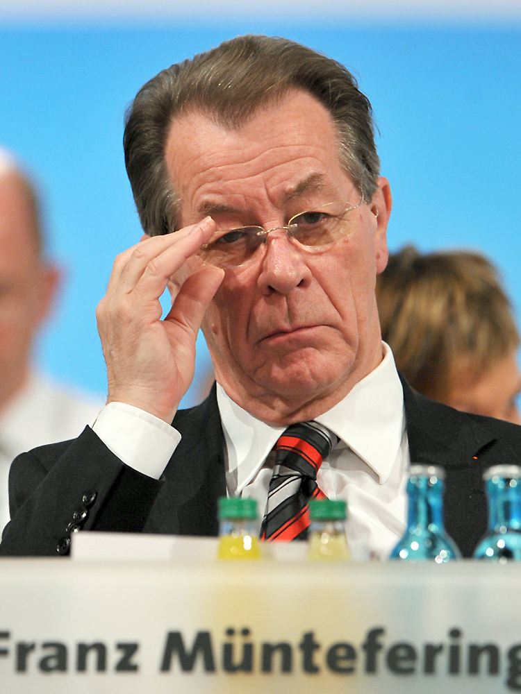 Müntefering hat einige heikle Themen umschifft.