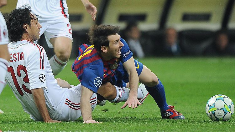 Lionel Messi und sein FC Barcelona waren in Mailand nicht schlecht. Gut genug, um ein Tor zu schießen, waren sie nicht.