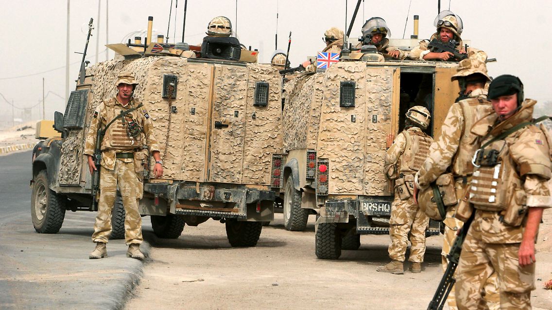 Die britische Armee ist inzwischen aus dem Irak abgezogen.