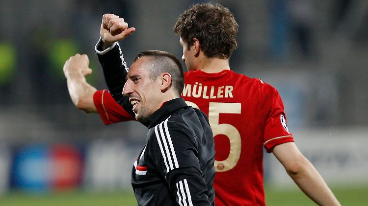 "Wir müssen nicht schon denken, wir spielen gegen Madrid, nein, nein": Bayerns Franck Ribéry.