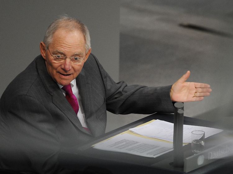 Schäuble kommt der Opposition, die eine Besteuerung der Finanzmärkte fordert, entgegen.