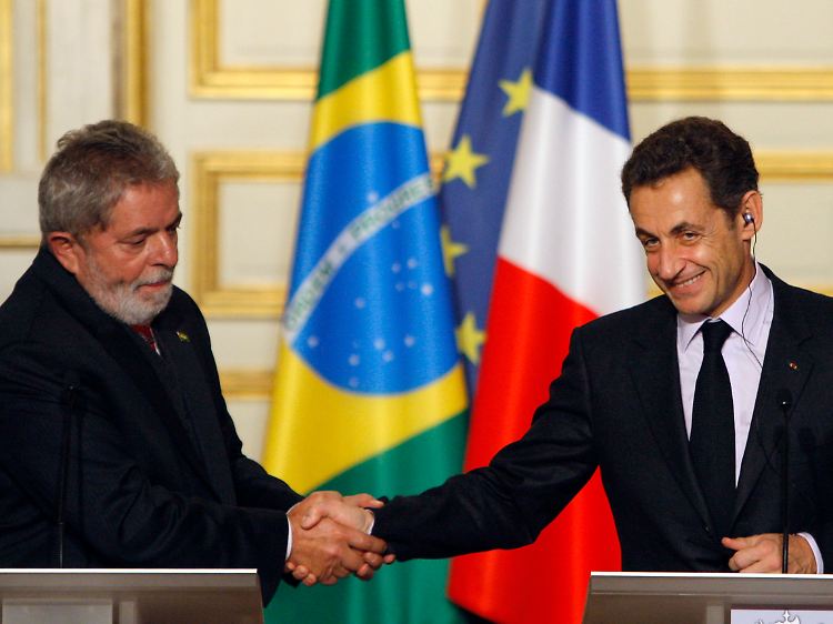 Einer Meinung im Klimaschutz: Lula und Sarkozy.