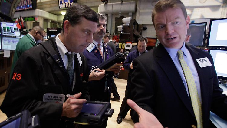 An der Wall Street dominieren Minus-Zeichen.