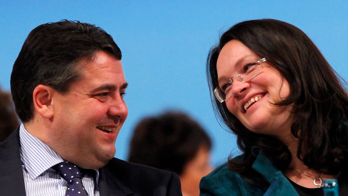 Das neue Dream-Team der SPD: Gabriel und Nahles.