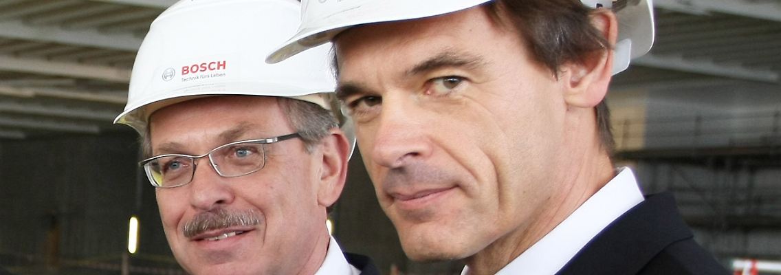 In renommierter Führungspositionen: Volkmar Dennar (r.), hier im Bild mit Franz Fehrenbach.