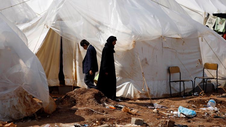 Flüchtlingscamp nahe der Türkei: Die Lage wird prekärer.