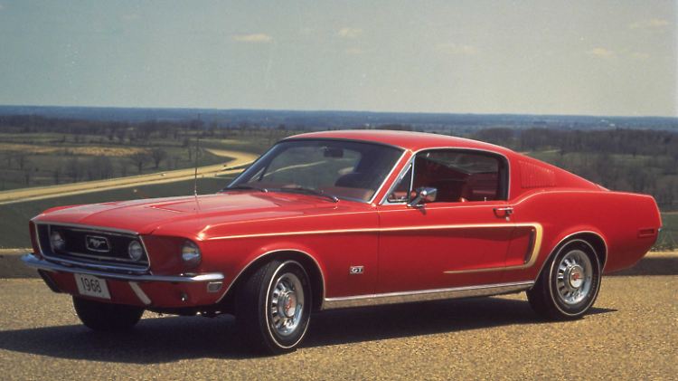 Zeitlos schön: Ein Mustang aus dem Jahr 1968.