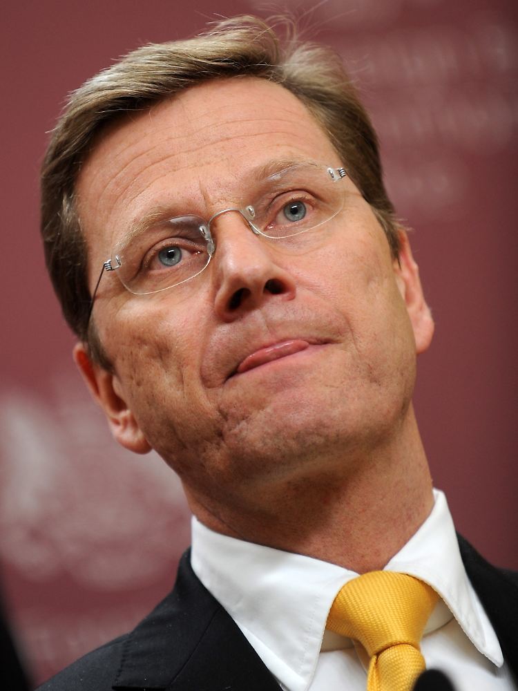 Entscheidend ist, was hinten rauskommt: Guido Westerwelle.