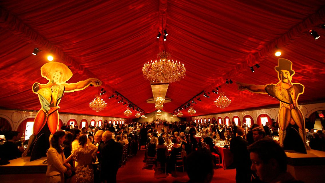 Bei der MOCA-Gala.