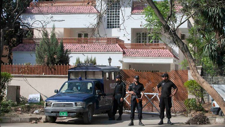 In dieser Villa in der pakistanischen Hauptstadt Islamabad standen Bin Ladens Frauen unter Hausarrest.