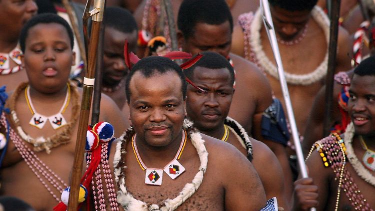 Mswati III. ist seit 1986 König von Swasiland.