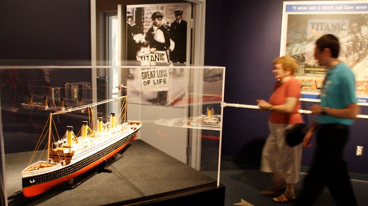 Minutiös nachgezeichnet: Die "Titanic"-Ausstellung des Johnson Geo Center am Signal Hill von St. John's rekonstruiert mit Fotografien und Dokumenten den Untergang des Schiffs.