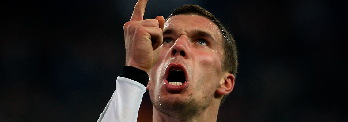 Fast keinen Kommentar gab es von Lukas Podolski.