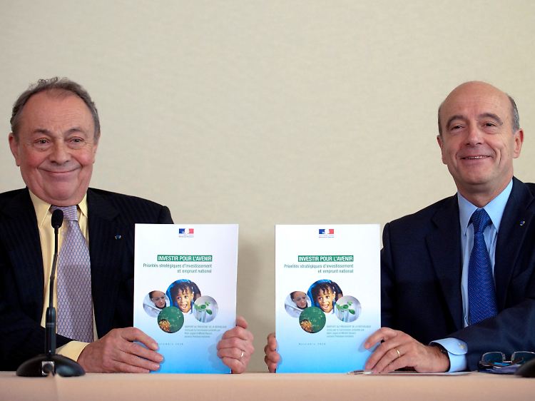 Und hier bei der Präsentation ihrer Vorschläge, mit denen Frankreich wachsen, blühen und gedeihen soll.