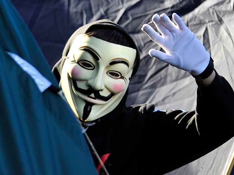 Anonymus lässt grüßen: Die Hacker-Gruppe hat sich im Kurznachrichtendienst Twitter zu dem Angriff auf das britische Innenministerium bekannt.