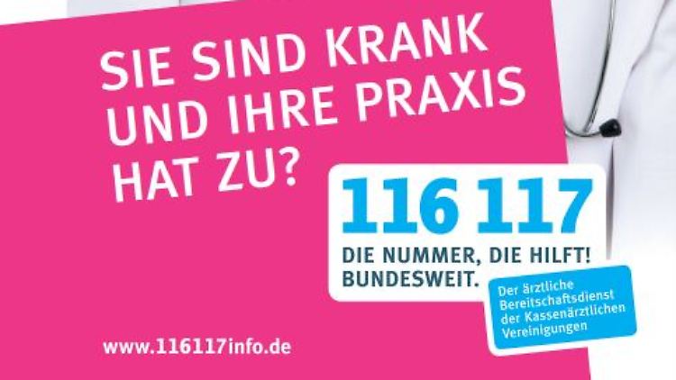Der ärztliche Bereitschaftsdienst ist zuständig für Krankheiten, die sonst vom Hausarzt behandelt würden.