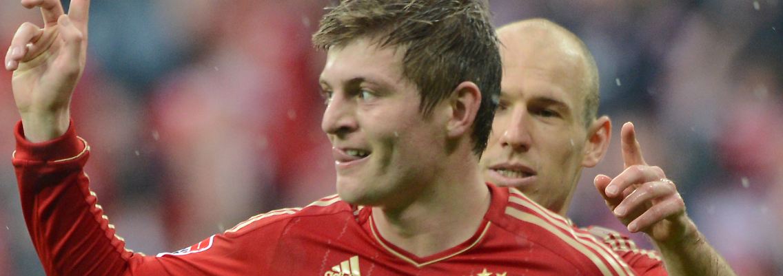 Er hat den Blick: Toni Kroos, FC Bayern München.