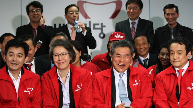 Freude bei der Saenuri-Partei.