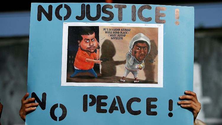 Tausende US-Amerikaner demonstrierten, als sie vom Schicksal Trayvon Martins erfuhren.