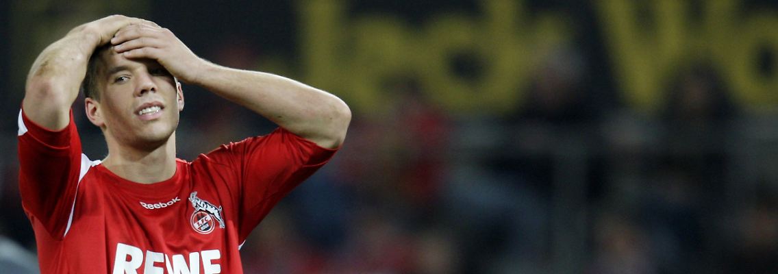 Hat's an der Bandscheibe: Kölns Lukas Podolski.