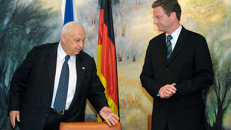 Beim Besuch beim damaligen israelischen Ministerpräsident Ariel Sharon wurden Guido Westerwelle 2002 die Leviten gelesen. Seitdem war er nicht mehr im Heiligen Land - bis jetzt.