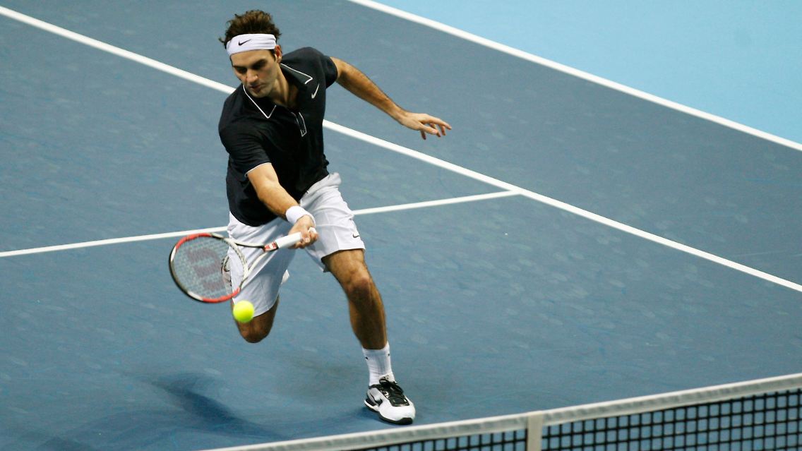 Roger Federer verlor den ersten Satz, gewann aber die Partie.