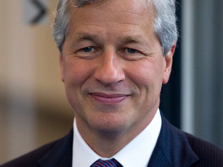Mit einem 5,4-Milliarden-Dollar-Lächeln in den Mundwinkeln: Jamie Dimon Anfang Januar.