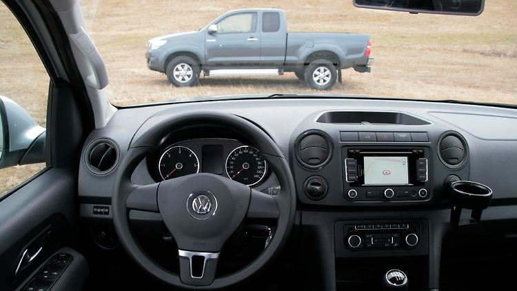 Zuhause bei Volkswagen: So kommod geht es im Cockpit eines modernen Lasters zu.