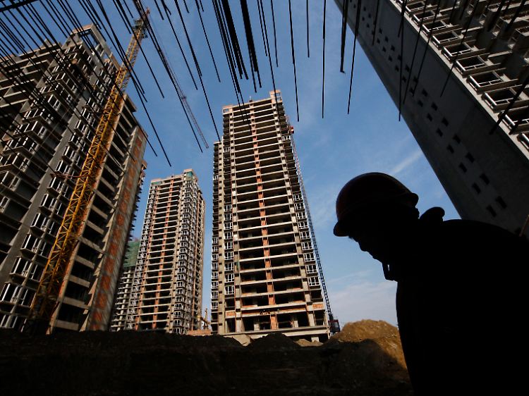 Überall im Land wird gebaut: Die Bauwirtschaft trägt nicht wenig zur chinesischen Wirtschaftsleistung bei.