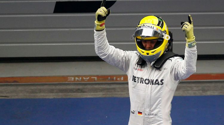 Da freut sich der rasende Rosberg.