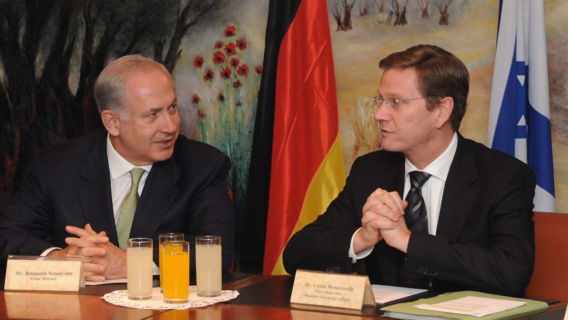 Westerwelle mit Israels Premier Netanjahu.