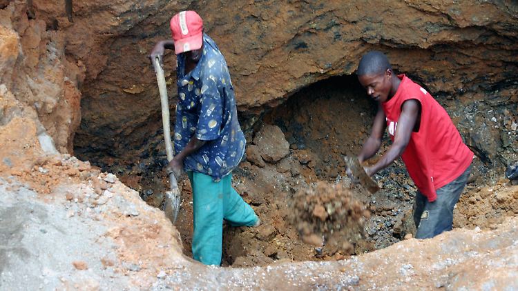 Kupferminen sind im Kongo keine Seltenheit.