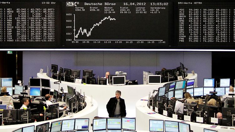Der Auftakt war wacklig, dann aber ging es fest nach oben: Der Dax zu Wochenbeginn.