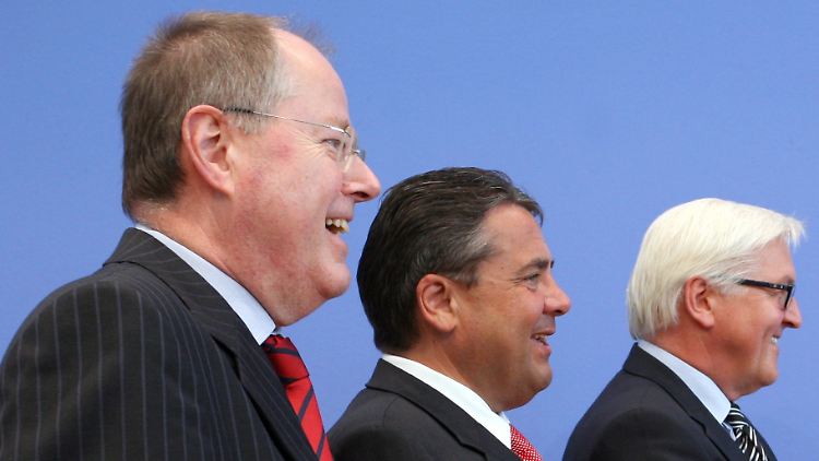 Der SPD-Troika können die Streitereien in der Regierungskoaltion nur recht sein.