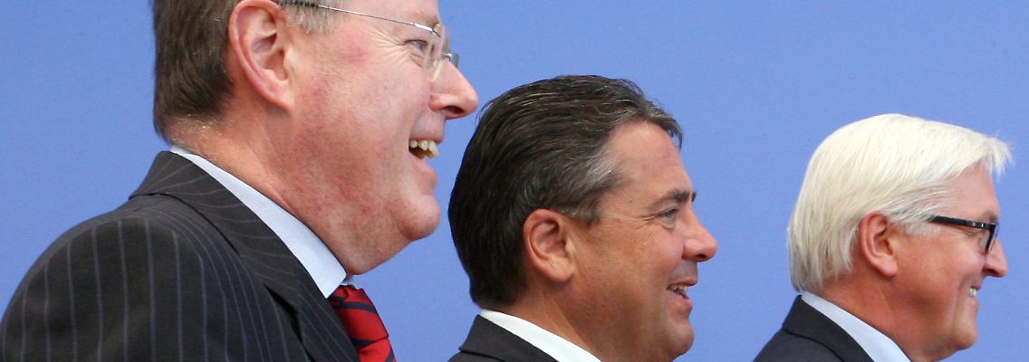 Der SPD-Troika können die Streitereien in der Regierungskoaltion nur recht sein.