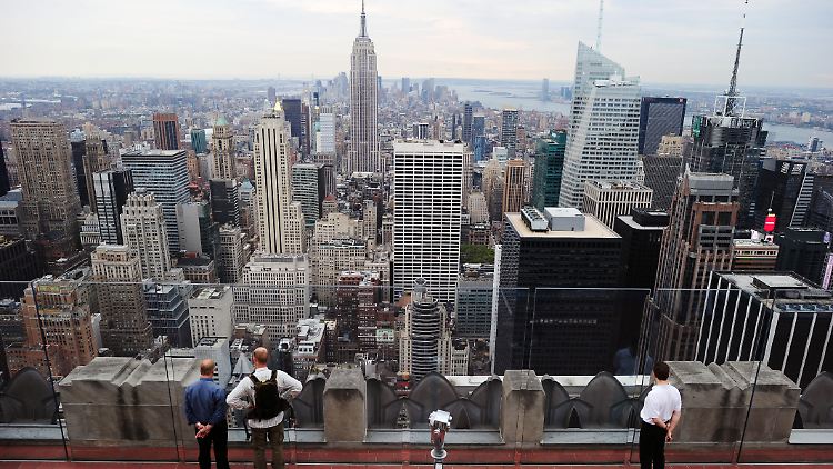 Ausblick vom Rockefeller Center auf New York.