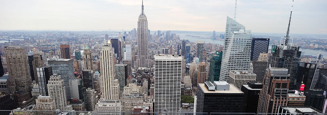 Ausblick vom Rockefeller Center auf New York.
