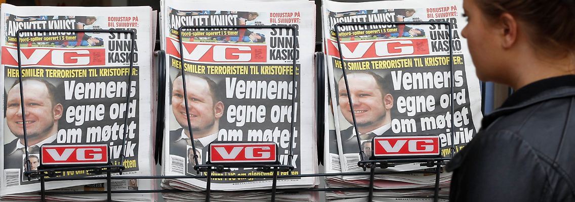 Die norwegischen Zeitungen haben sich für verschiedenen Ansätze entschieden. Manche zeigen fast alles, andere gar nichts.