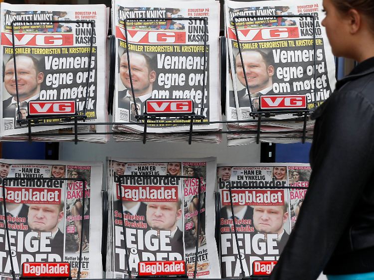 Die norwegischen Zeitungen haben sich für verschiedenen Ansätze entschieden. Manche zeigen fast alles, andere gar nichts.