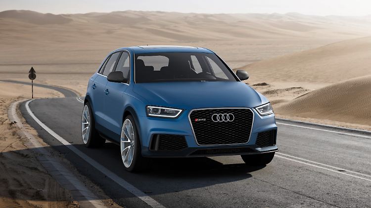 Beim Konzeptfahrzeug setzt Audi auf einen speziellen Blauton.