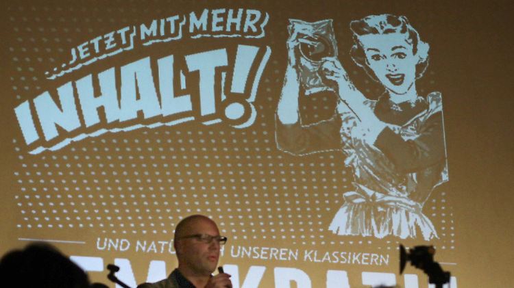 Während des Parteitages der Piratenpartei des Landesverbandes Sachsen-Anhalt in Magdeburg.