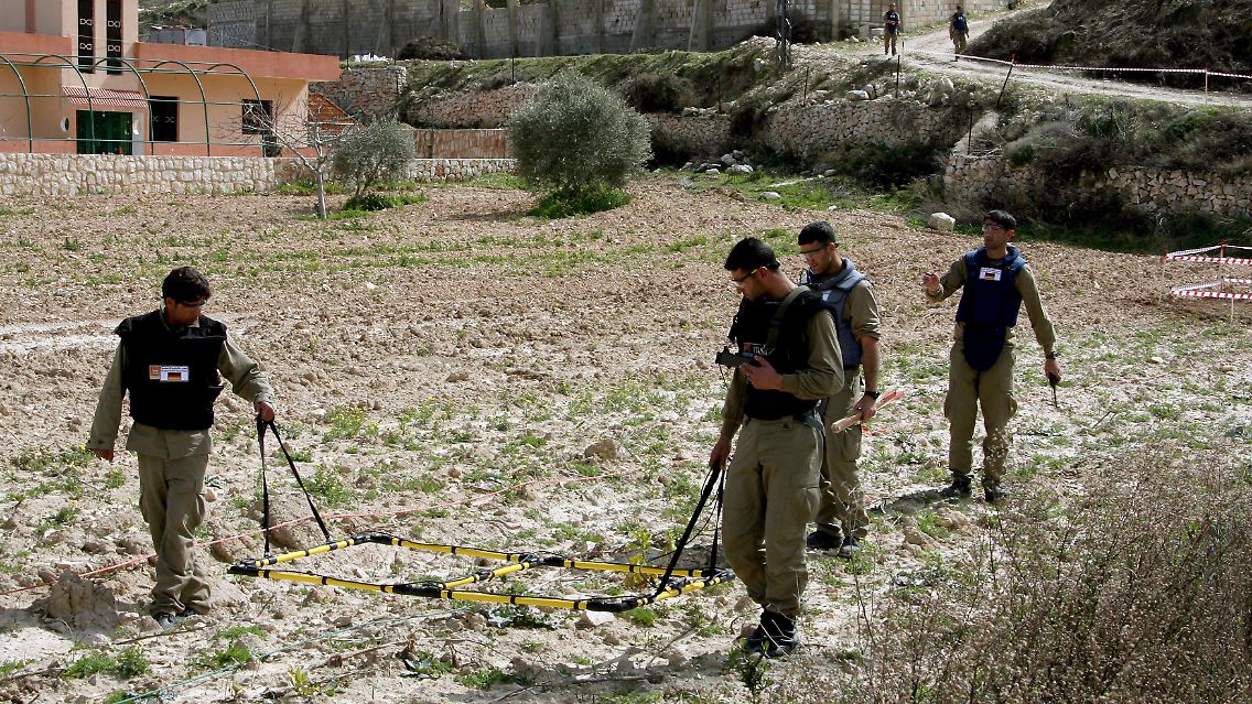 Landminensuche im Libanon (Archivfoto 2008).