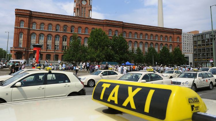 Taxis in Berlin. Der Service ist bisweilen noch ausbaufähig.