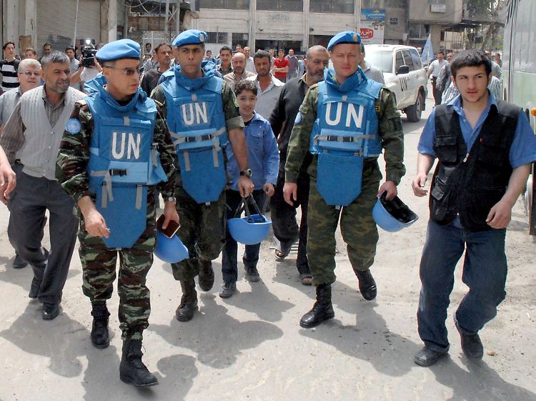 Seit vergangener Woche sind Beobachter der Uno in Syrien. Doch ihre Arbeit können sie nicht konsequent erledigen.