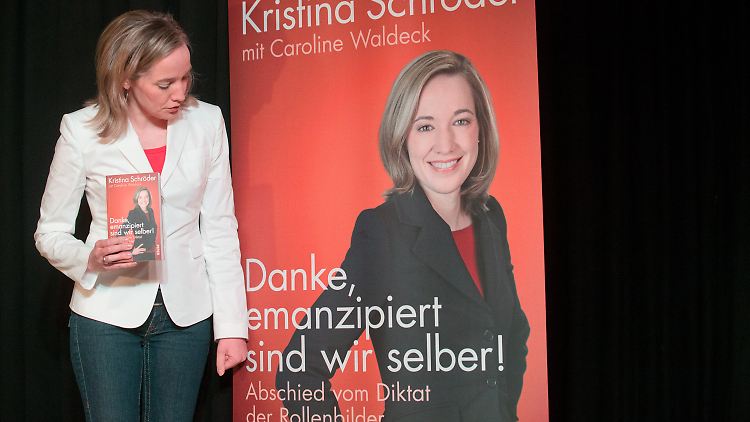 Kristina Schröder bei der Vorstellung ihres Buches.