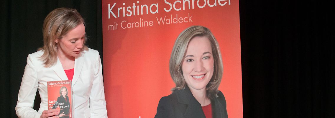 Kristina Schröder bei der Vorstellung ihres Buches.