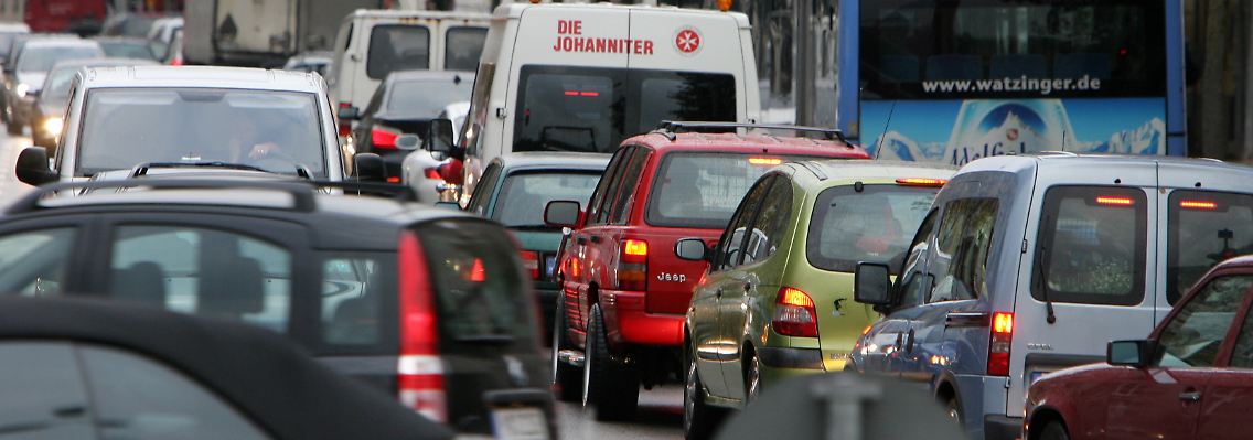 Der alltägliche Wahnsinn in der Innenstadt von München.